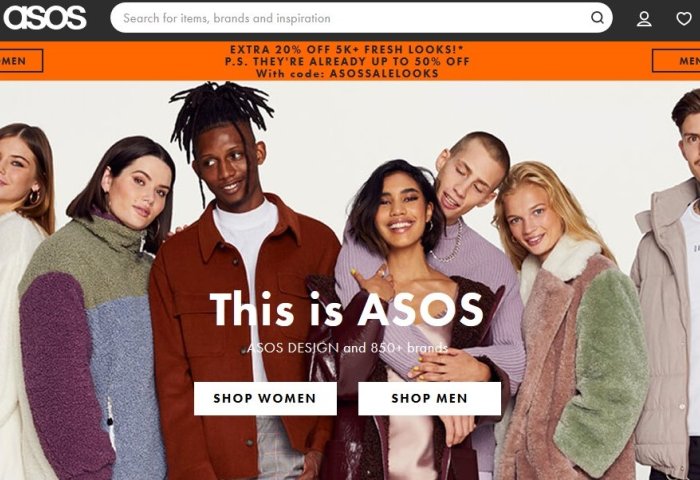 英国时尚电商 ASOS 疫情期的4个月零售销售额同比增长10%，国际用户数量增长强劲